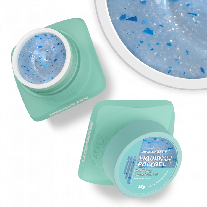 Liquid Polygel No Filing - Smoothie 06 - HEMA Mentes Reszelésmentes Építőzselé