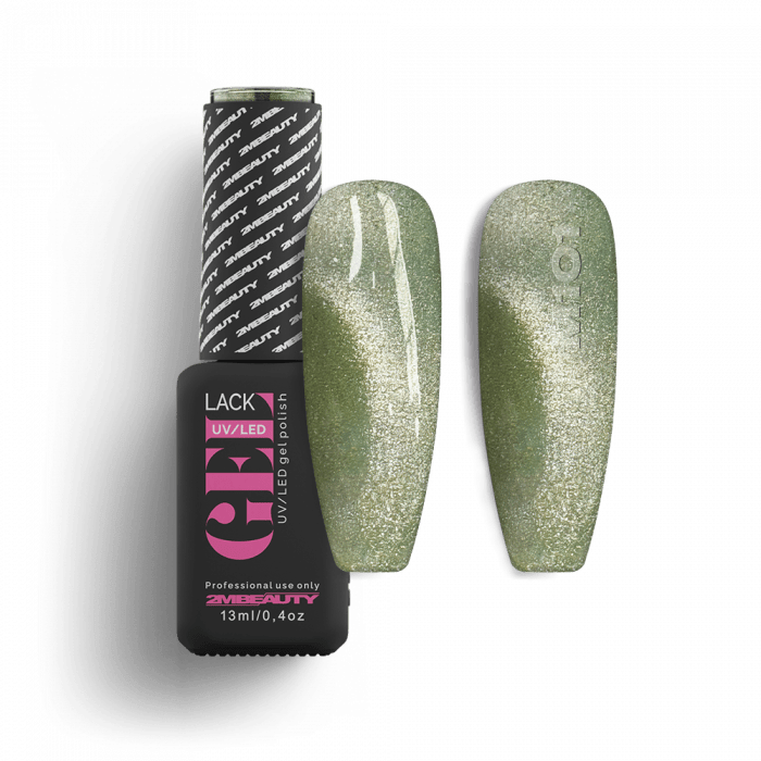 Gel Lack - Magnet 101 - HEMA Mentes:
Oliva (olívazöld) színű gél lakk, mely különleges hatá...