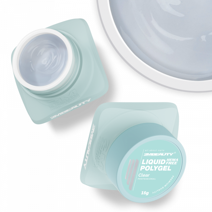 Liquid Polygel - Clear - HEMA Mentes Építőzselé