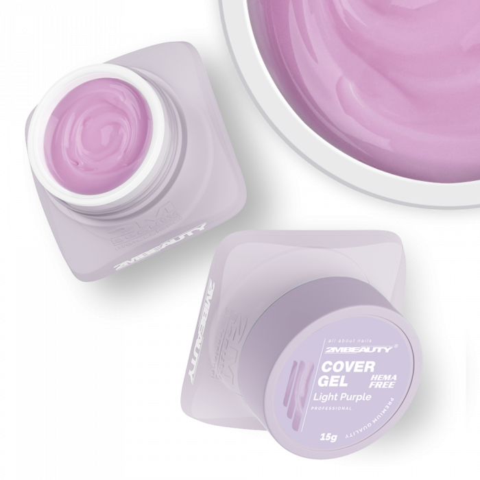 Light Purple Gel - HEMA Mentes Körömágyhosszabbító Zselé