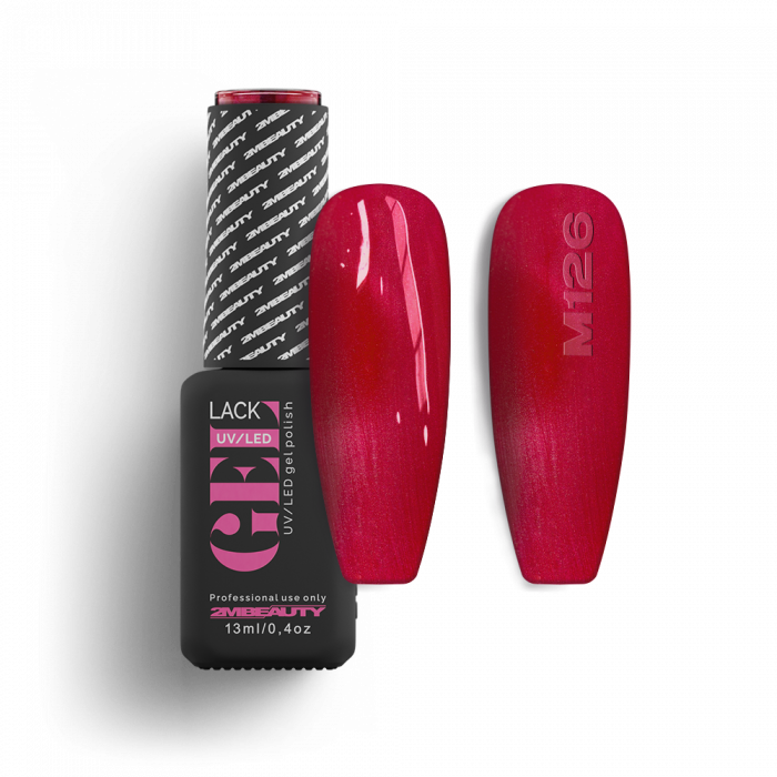Gel Lack - Magnet 126 - HEMA Mentes:
Karmazsin Elegancia színű gél lakk, mely különleges hatá...