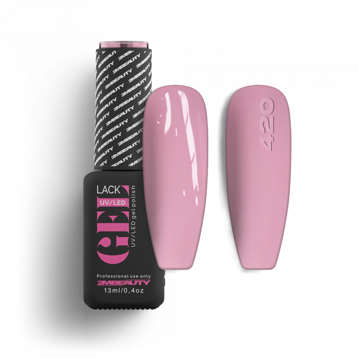 Gel Lack - HEMA Mentes 420:
(Azonos szín: Gel Lack - Matt 1256)*

Pillecukor rózsaszín árnyal...