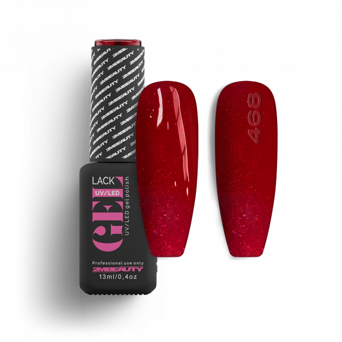 Gel Lack - HEMA Mentes 468:
(Azonos szín: Gel Lack - Csillámos 484)*

Piros árnyalatú, kréme...