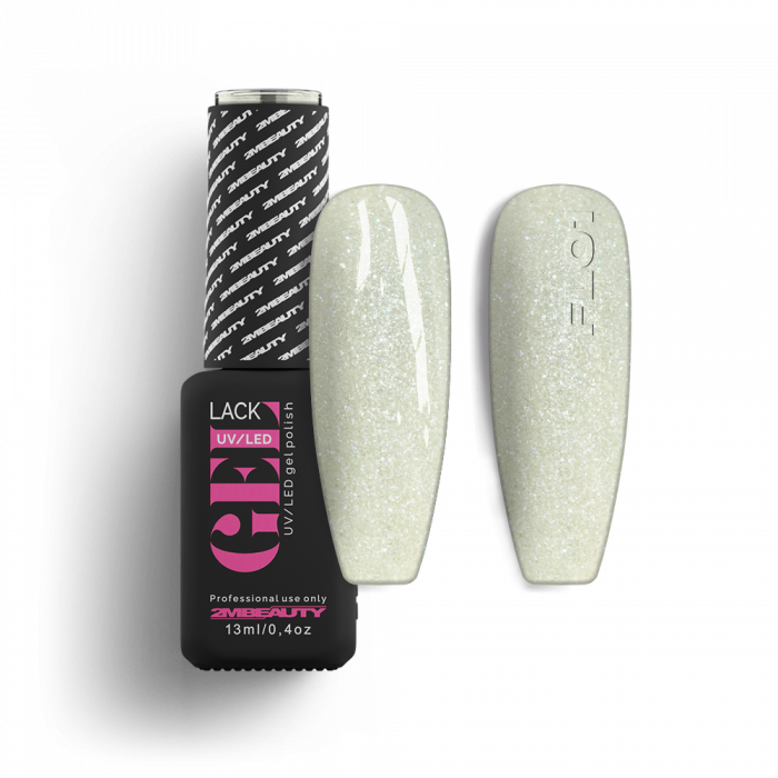Gel Lack - FL01 - HEMA Mentes:
Fluoreszkáló, sötétben világító halvány sárgás, csillámos...