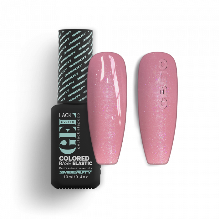 Gel Lack - Colored Base Elastic Shimmer CBE10 - HEMA Mentes