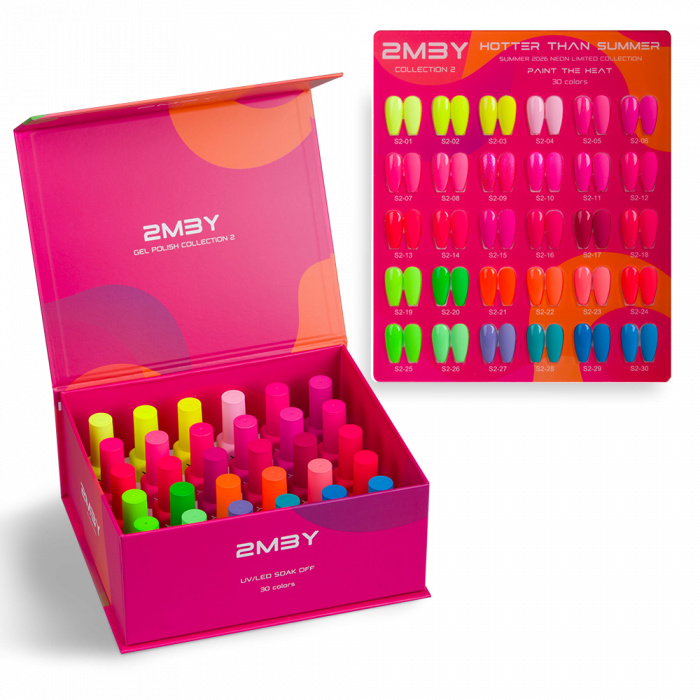 Gel Lack Szett - Collection 2 - Summer Neon - 30db:
2MBEAUTY Collection 2 - Summer Neon 30 darabos ...