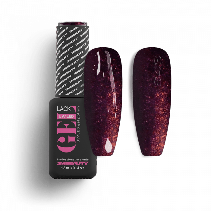 Gel lack - Csillámos 643 Gel lack - Csillámos 643:
Fekete lakkzselé, egy kis pink selyemporral keverve....