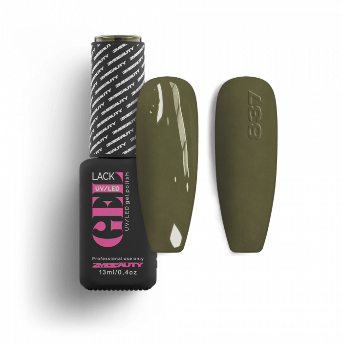 Gel Lack - Matt 0837 - HEMA Mentes: 
 
Oliva zöld színű matt lakkzselé, magas pigmenttartal...
