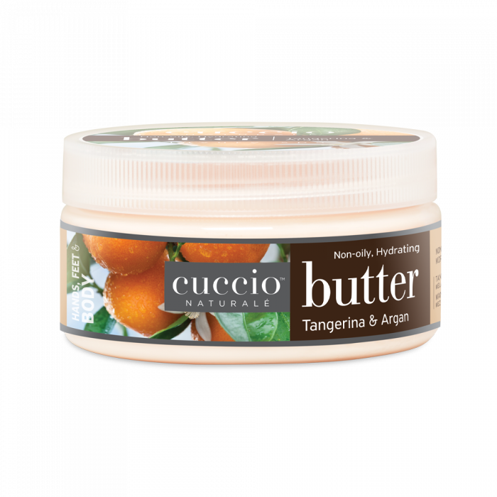 Cuccio Testvaj Mandarinnal és Argánnal - Non-Oily, Hydrating Butter Blends Tangerina & Argan:...