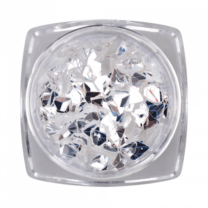 Diamond Flakes 02 Diamond Flakes 02: Gyémánt formájú, egyforma méretű 3D hatású körömdísz, mellyel könnyen...