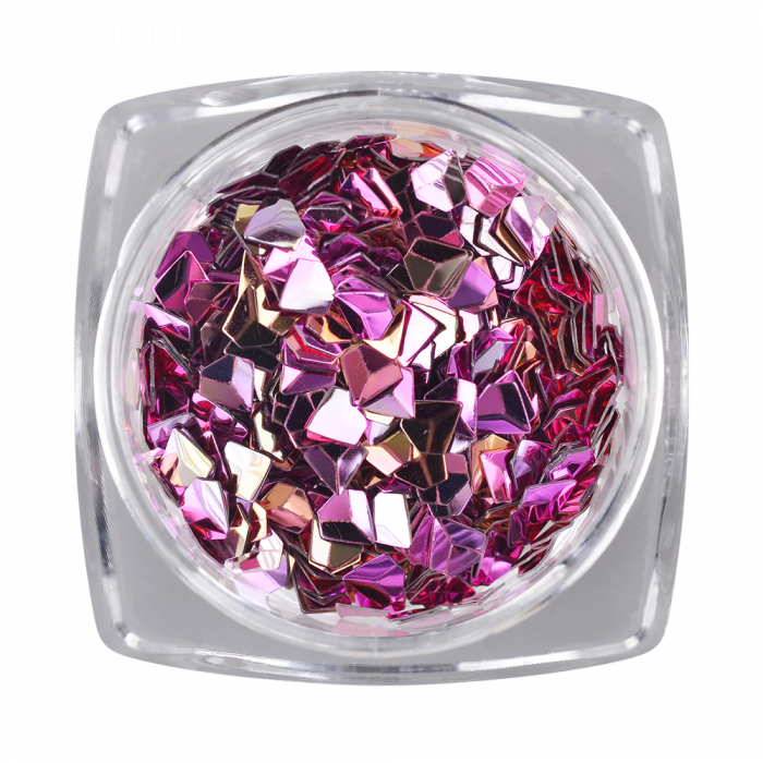 Diamond Flakes 10 Diamond Flakes 10: Gyémánt formájú, egyforma méretű 3D hatású körömdísz, mellyel könnye...