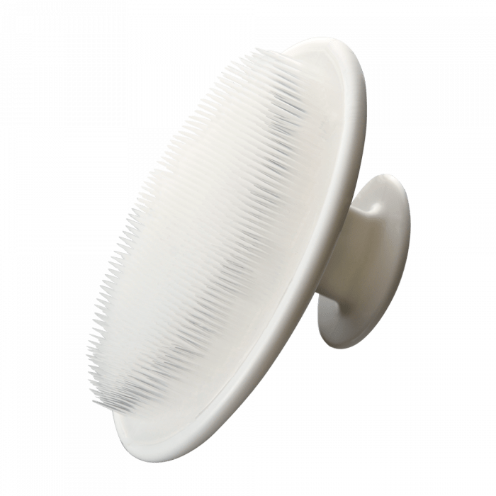 Szilikonos Portalanító Kefe Szilikonos Portalanító Kefe:
Fehér színű, ovális portalanító kefe....