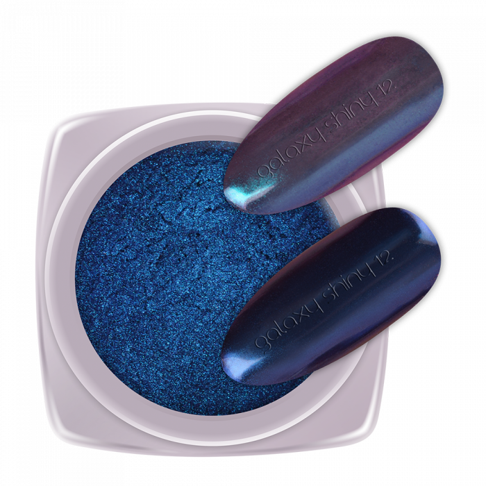 Pigmentpor Galaxy Shiny 12 Pigmentpor Galaxy Shiny 12:Metálos hatású pigment porok változatos felhasználásra....