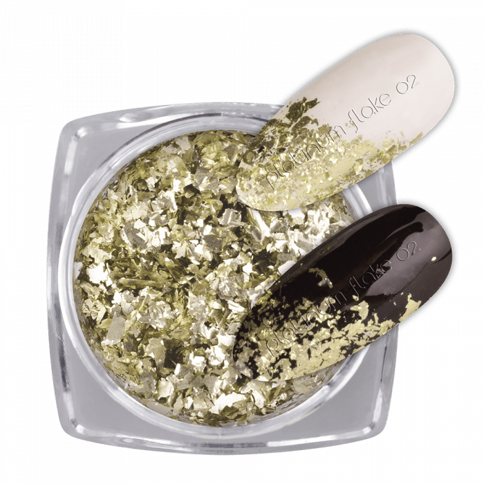 Pigmentpor Platinum Flake 02:
 
Metálos hatású pigment porok változatos felhasználásra.
...