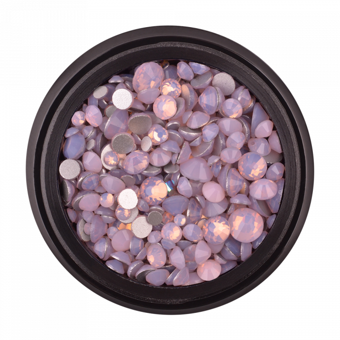Strasszkő 38 opal pink Strasszkő 38 opal pink:Műkörömbe építhető vagy a felületére ragasztható strasszkövek....