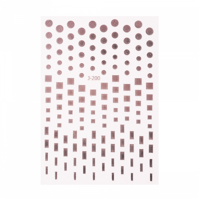 Nail sticker 56-03: Öntapadós matrica díszítéshez...