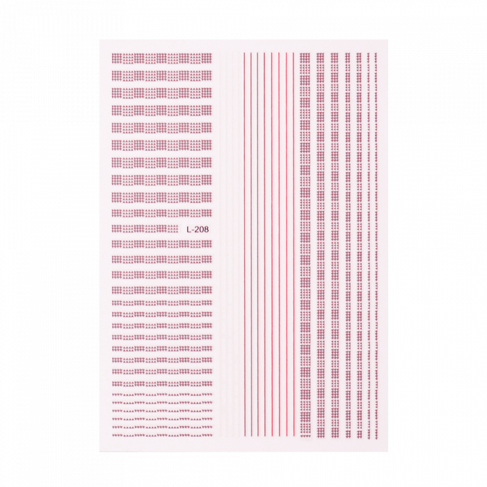 Nail sticker 55-07: Öntapadós matrica díszítéshez...