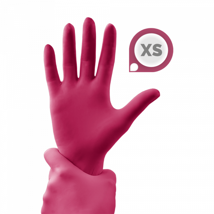 Gumikesztyű - Fuchsia XS:
Közepes vastagságú, tartós, púdermentes nitril gumikesztyű.
Több ...
