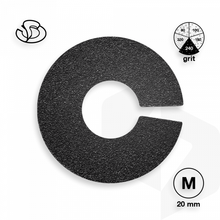 Staleks - Pododisc Slanted Pedikűr Csiszolópapír 240 grit - 50 db PDFR-20-240:
 
- pedikűrhö...