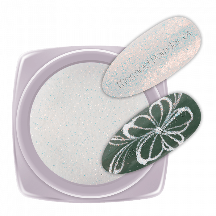Pigmentpor Mermaid Powder 01:A látványos ragyogásért felelős csillámok: a csodálatos sellőpo...