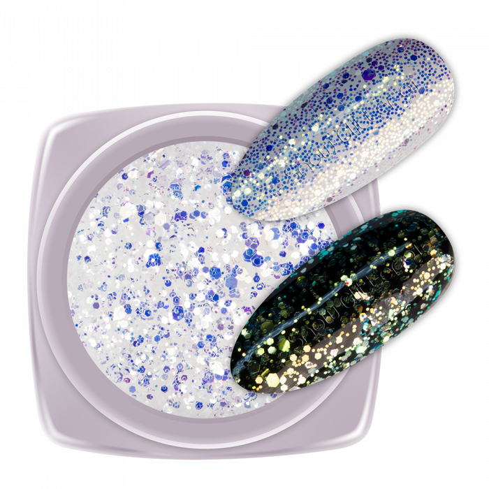 Csillámpor Snow Glitter 01:
Csodás csillámporok kisebb-nagyobb flitterekkel keverve.
 
Haszná...
