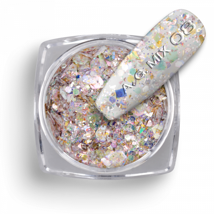 Csillámpor Abstract Glitter Mix 08:
Csillámpor mix különböző nagyságú flitterekkel és csil...