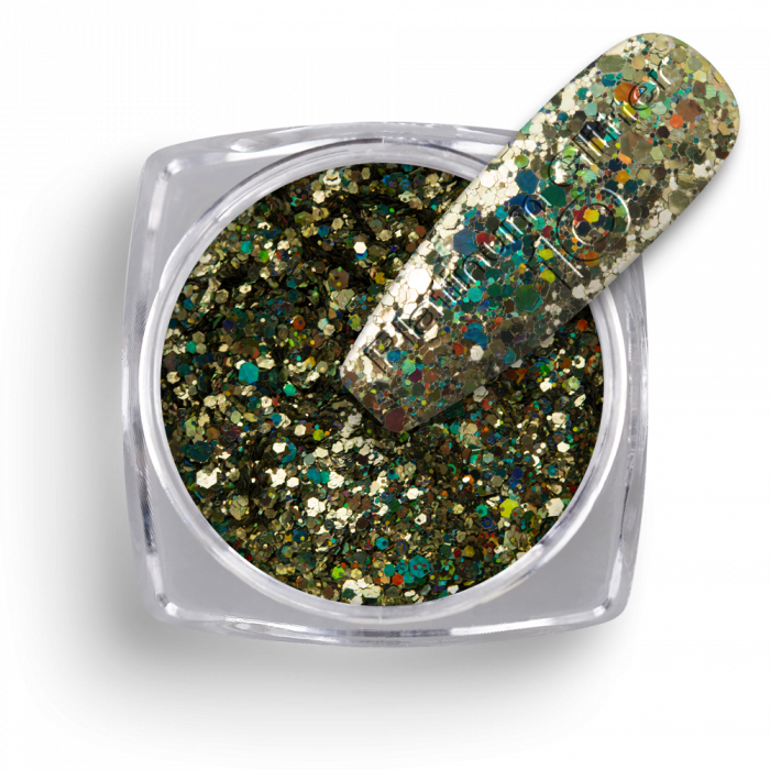 Csillámpor Platinum Glitter 10:
Csillámpor mix különböző nagyságú flitterekkel és csillám...