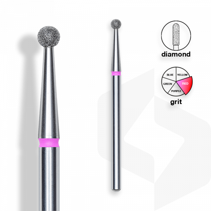 Staleks - Csiszolófej Gyémánt Gömb, 2,5 mm Piros | Finom FA01R025K Staleks - Csiszolófej Gyémánt Gömb, 2,5 mm Piros | Finom FA01R025K:
- manikűrhöz és pedi...