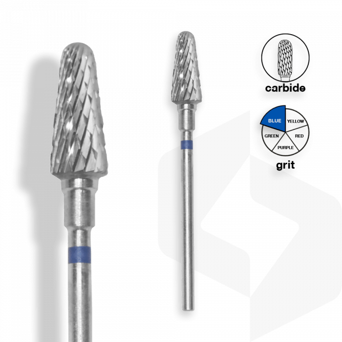 Staleks - Karbid Csiszolófej Lekerekített Kúp 6 | 14 mm Kék | Közepes FT70B060-14:
 
- manik...