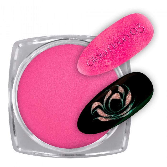 Pigmentpor Glow Neon 03 Pigmentpor Glow Neon 03:Neon rózsaszín pigment por, mely napfénnyel feltöltődve a sötétben sz...