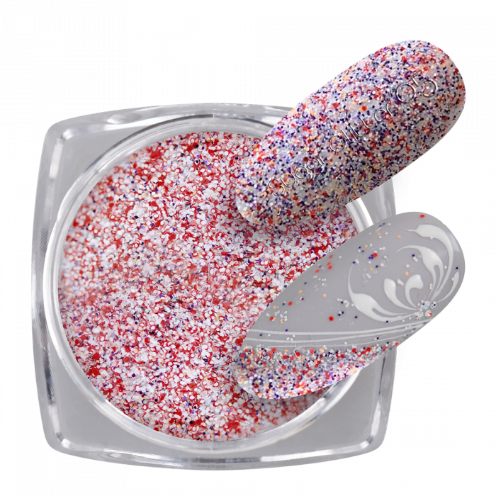 Csillámpor Sugar Glitter 05:
Színes cukorka hatású csillámok, melyekkel vidám körmöket kés...