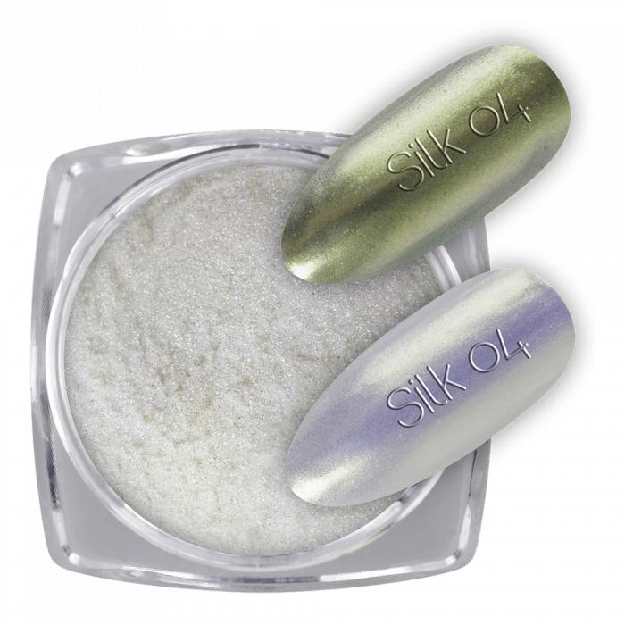 Pigmentpor Silk 04:Légies csillogású, selymes hatású pigmentpor, mellyel káprázatos hatást �...