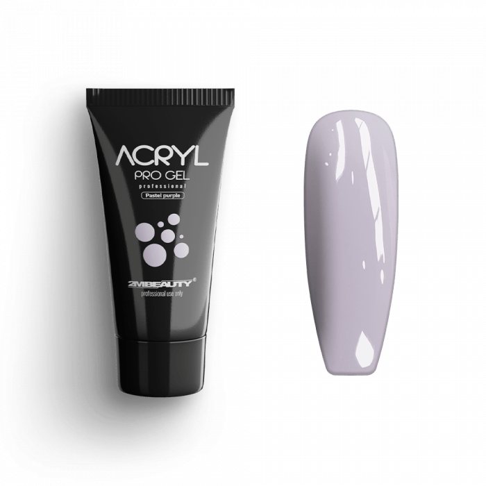Acryl Pro Gel Pastel Purple:
Pasztell árnyalatú acrylgel-ünk segítségével üde, tavaszi hangu...