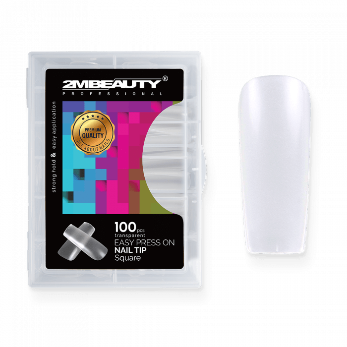 Easy Press On Nail Tip Square 2022 - 100 db Tip:
 
Gyönyörű formájú műkörmök könnyedén!...
