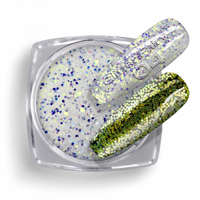 Csillámpor Glitter Fairy 04:
 
Tündérien tündöklő, fehér, színjátszó csillámpor.
 
H...