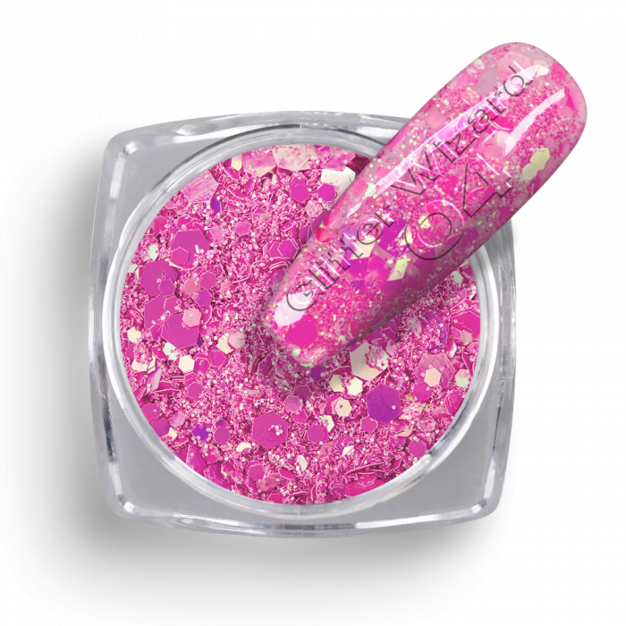 Csillámpor Glitter Wizard 04:
 
Csillámpor mix különböző nagyságú glitterek és formaflit...