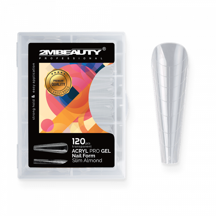 Acryl Pro Gel Nail Form Slim Almond - 120 darabos Acryl Pro Gel Nail Form Slim Almond - 120 darabos: Rugalmas, átlátszó, műanyag tip, melynek seg�...