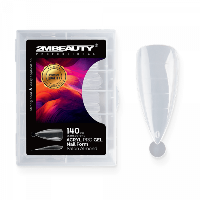 Acryl Pro Gel Nail Form Salon Almond - 140 darabos Acryl Pro Gel Nail Form Salon Almond - 140 darabos:
Rugalmas, átlátszó, műanyag tip, melyne...