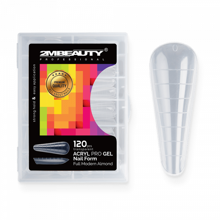 Acryl Pro Gel Nail Form Full Modern Almond - 120 darabos Acryl Pro Gel Nail Form Full Modern Almond - 120 darabos:
Rugalmas, átlátszó, műanyag tip, ...