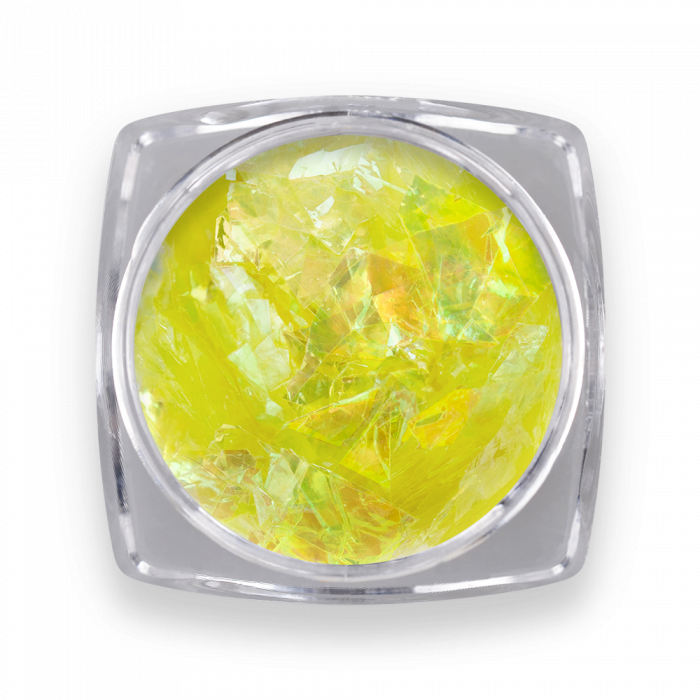 Opál Örlemény - Sárga:
 
Tört jégfólia, amely zselébe, porcelánba és acryl zselébe egy...