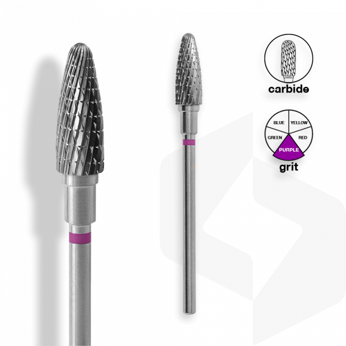 Staleks - Karbid Csiszolófej Kugli 5mm | 13mm Lila | Extra Durva  FT90V050-13
 
- manikűrhöz ...
