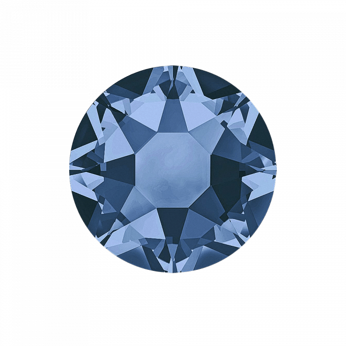 Swarovski - SS12 207:
Eredeti, 14 lapra csiszolt swarovski kristály kövek Montana színben a tök...