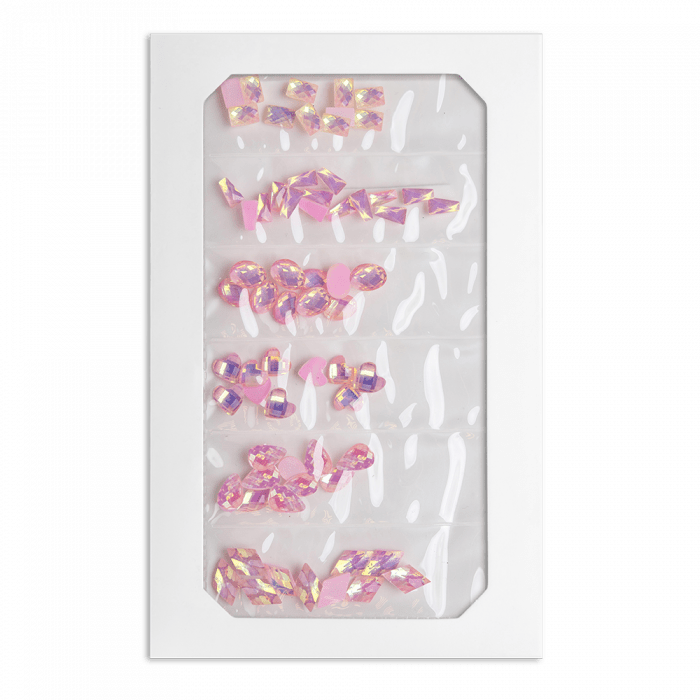 Formakő Plasztik MIX - Pink AB:Extrán csillogó, rózsaszín színű irizáló formakövek.
- Gyor...