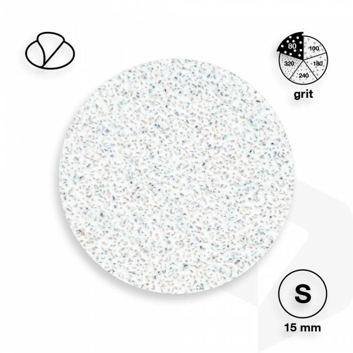 Staleks - Pododisc Csiszolópapír Pro S 80 Grit - 50 db PDF-15-80w Fehér: 
 
- pedikűrhöz ja...