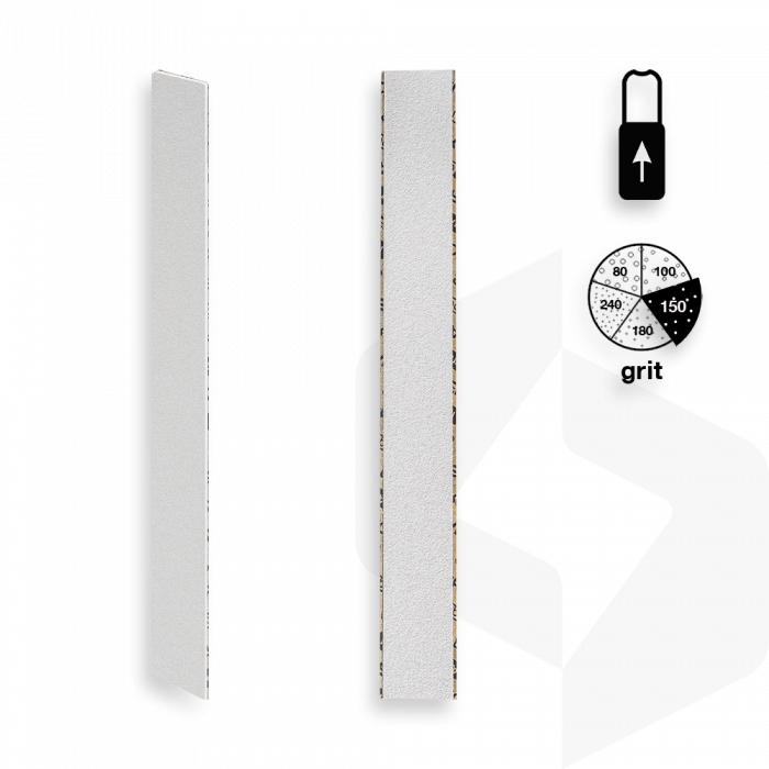 STALEKS - EGYENES RÁHÚZHATÓ UTÁNTÖLTŐ KÖRÖMRESZELŐ PAPÍR 150 GRIT - 25 DB DFCE-20-150/25w FEHÉR Staleks - Egyenes Ráhúzható Utántöltő Körömreszelő Papír 150 Grit - 25 db - DFCE-20-150/25...