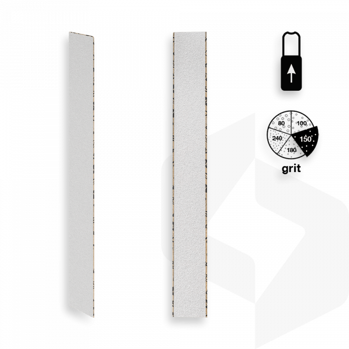 STALEKS - EGYENES RÁHÚZHATÓ UTÁNTÖLTŐ KÖRÖMRESZELŐ PAPÍR 150 GRIT - 50 DB DFCE-22-150w FEHÉR Staleks - Egyenes Ráhúzható Utántöltő Körömreszelő Papír 150 Grit - 50 db - DFCE-22-150w F...