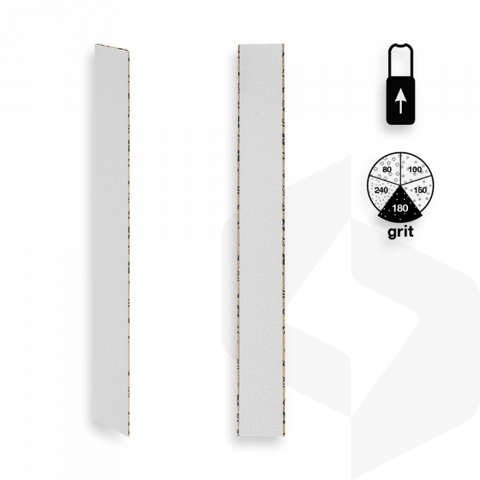 Staleks - Egyenes Ráhúzható Utántöltő Körömreszelő Papír 180 Grit - 50 db - DFCE-22-180w F...