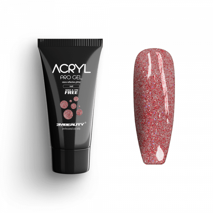 Acryl Pro Gel Micro Reflective Glitter Red - HEMA Mentes Akrilzselé Acryl Pro Gel Micro Reflective Glitter Red - HEMA Mentes Akrilzselé:
Fényvisszaverő acrylgel-ün...