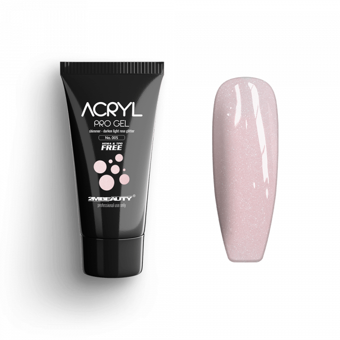 Acryl Pro Gel Shimmer 005 Darken Light Rose Glitter - HEMA Mentes Akrilzselé:
Shimmer Darken Light...
