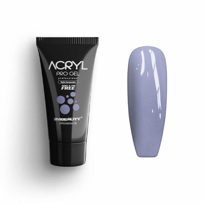 Acryl Pro Gel Light Lavender - HEMA Mentes Akrilzselé:
Világos levendula színű acrylgel-ünk HE...